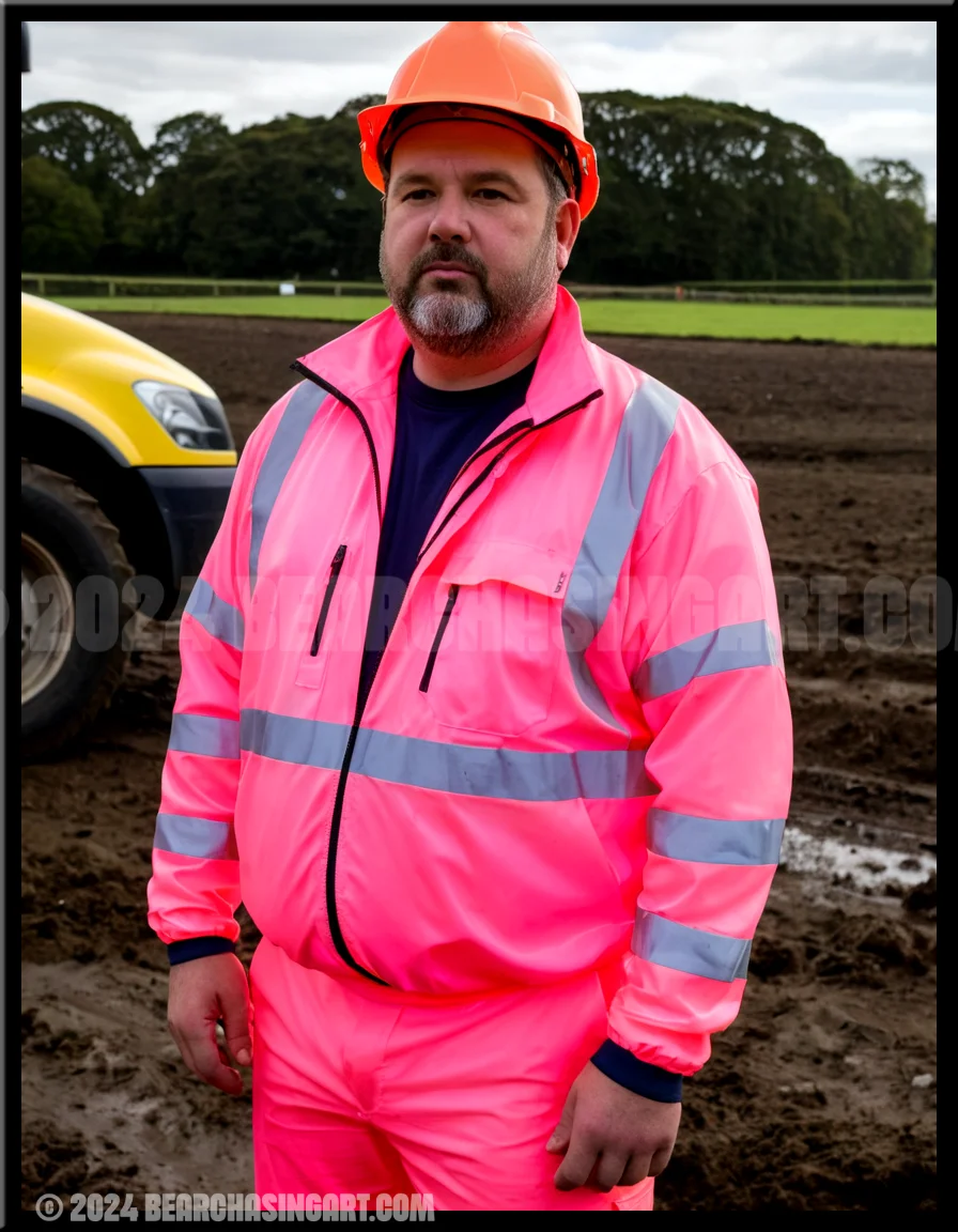Part 1 of Bear in High-Viz Pink 1