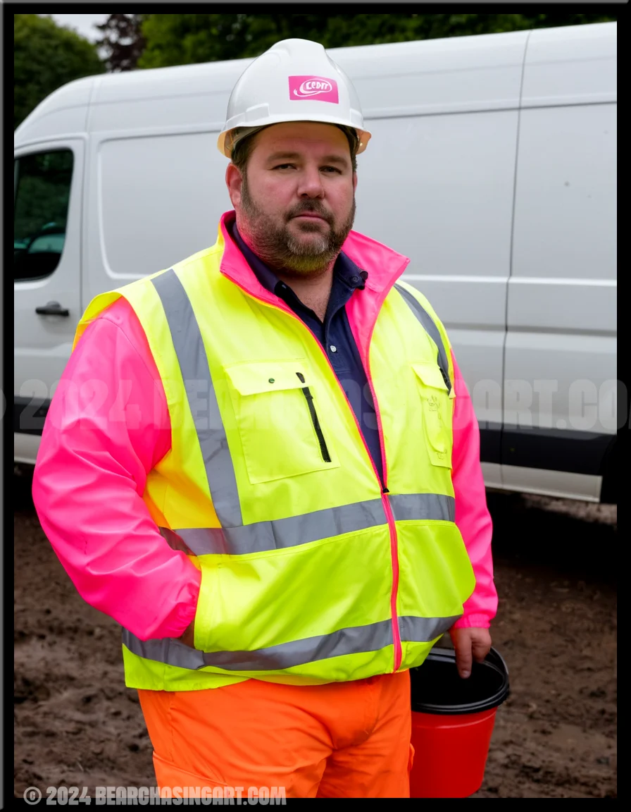 Part 1 of Bear in High-Viz Pink 3