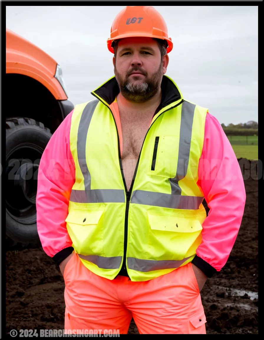 Part 1 of Bear in High-Viz Pink 4