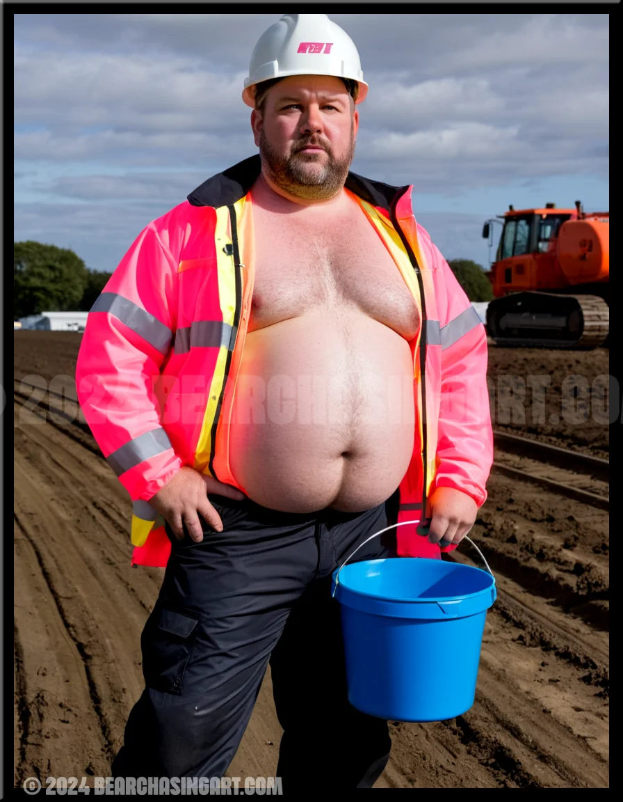 Part 1 of Bear in High-Viz Pink 5