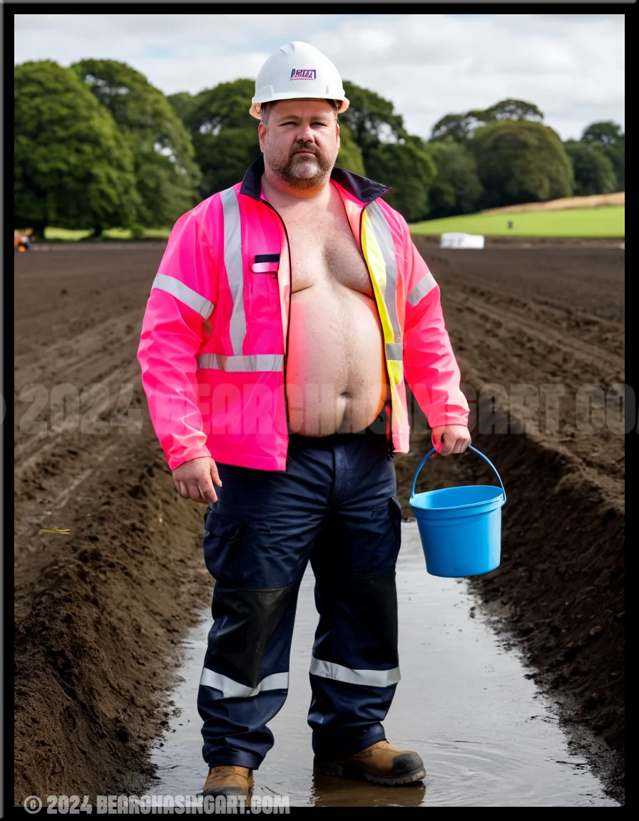 Part 1 of Bear in High-Viz Pink 7