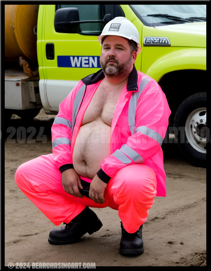 Part 1 of Bear in High-Viz Pink 8