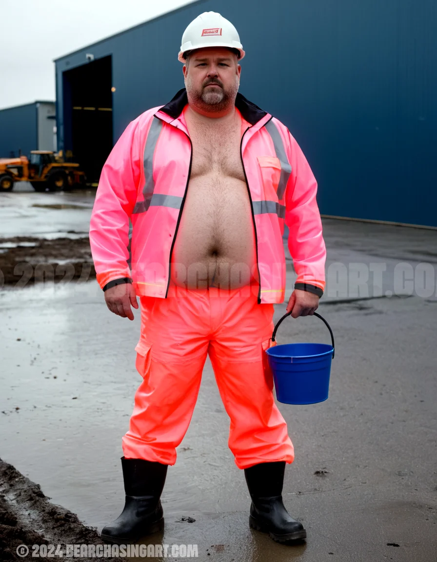 Part 2 of Bear in High-Viz Pink 2