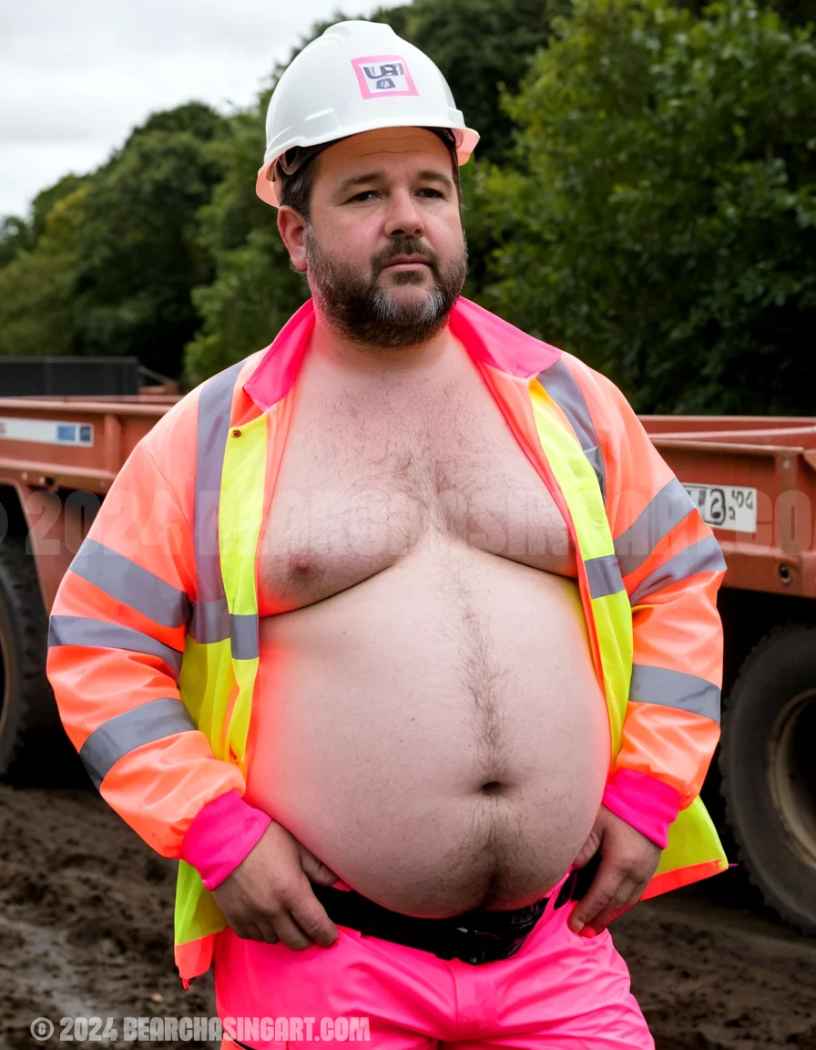 Part 2 of Bear in High-Viz Pink 4
