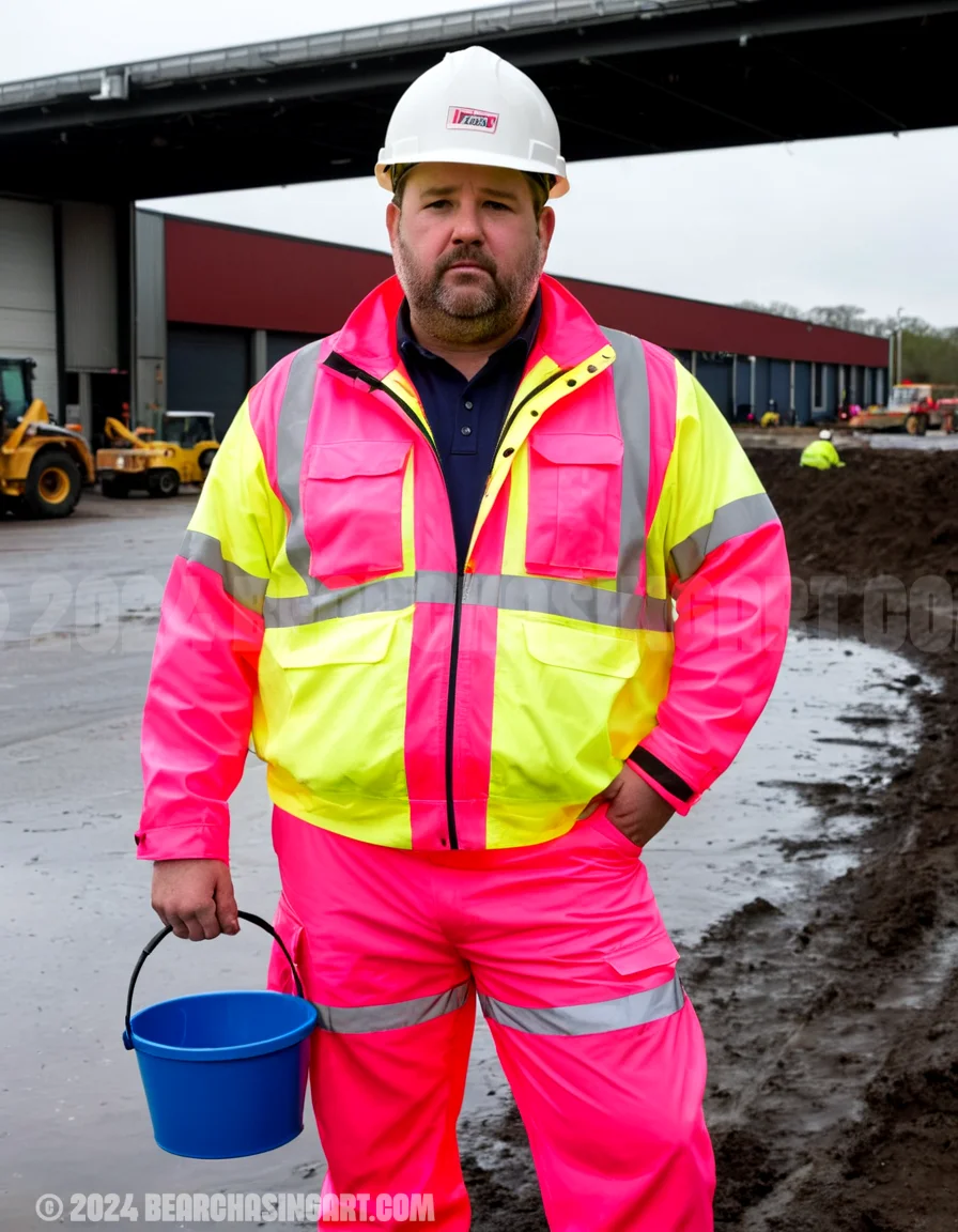 Part 2 of Bear in High-Viz Pink 6