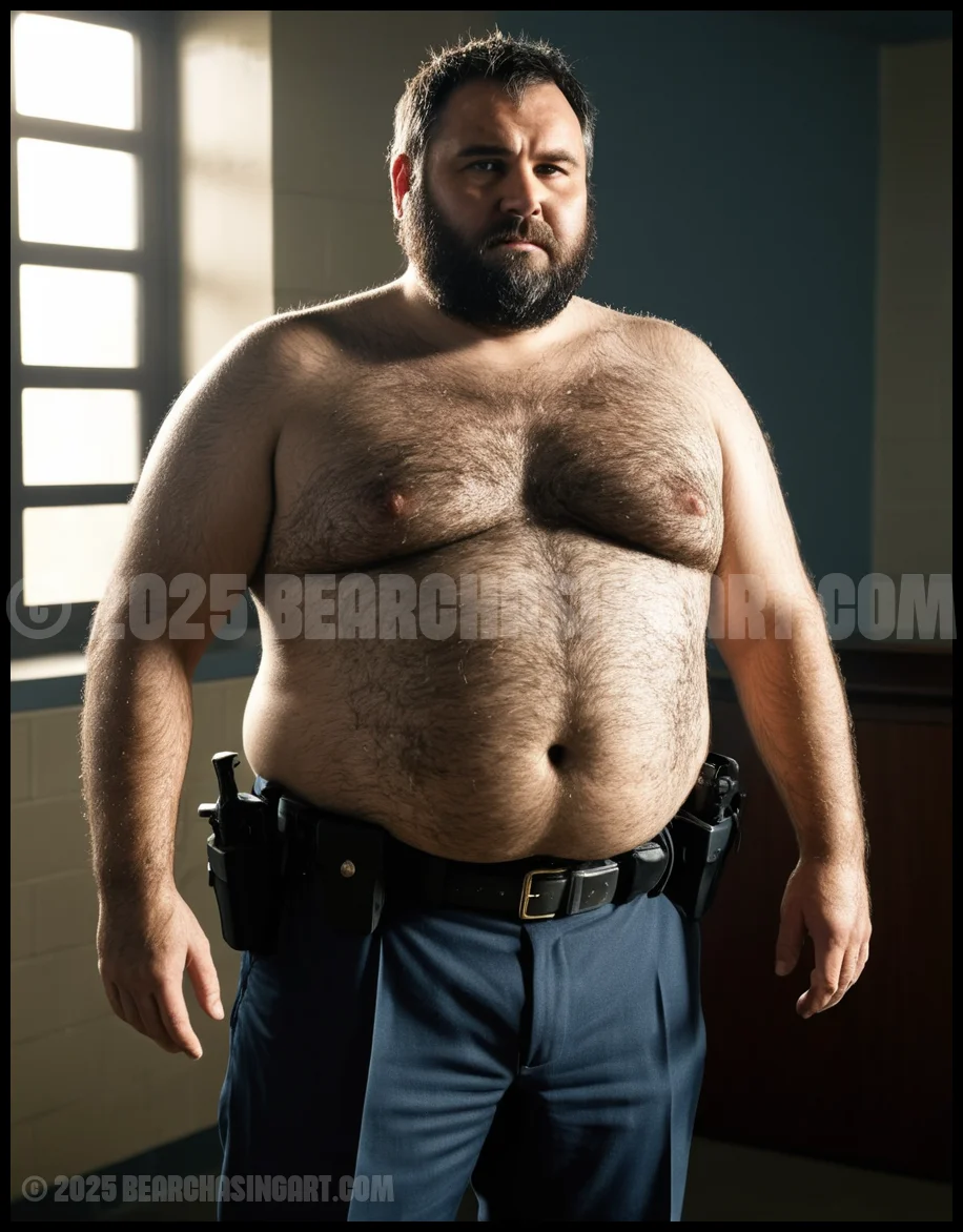 Bear Cops at the Police Station 1