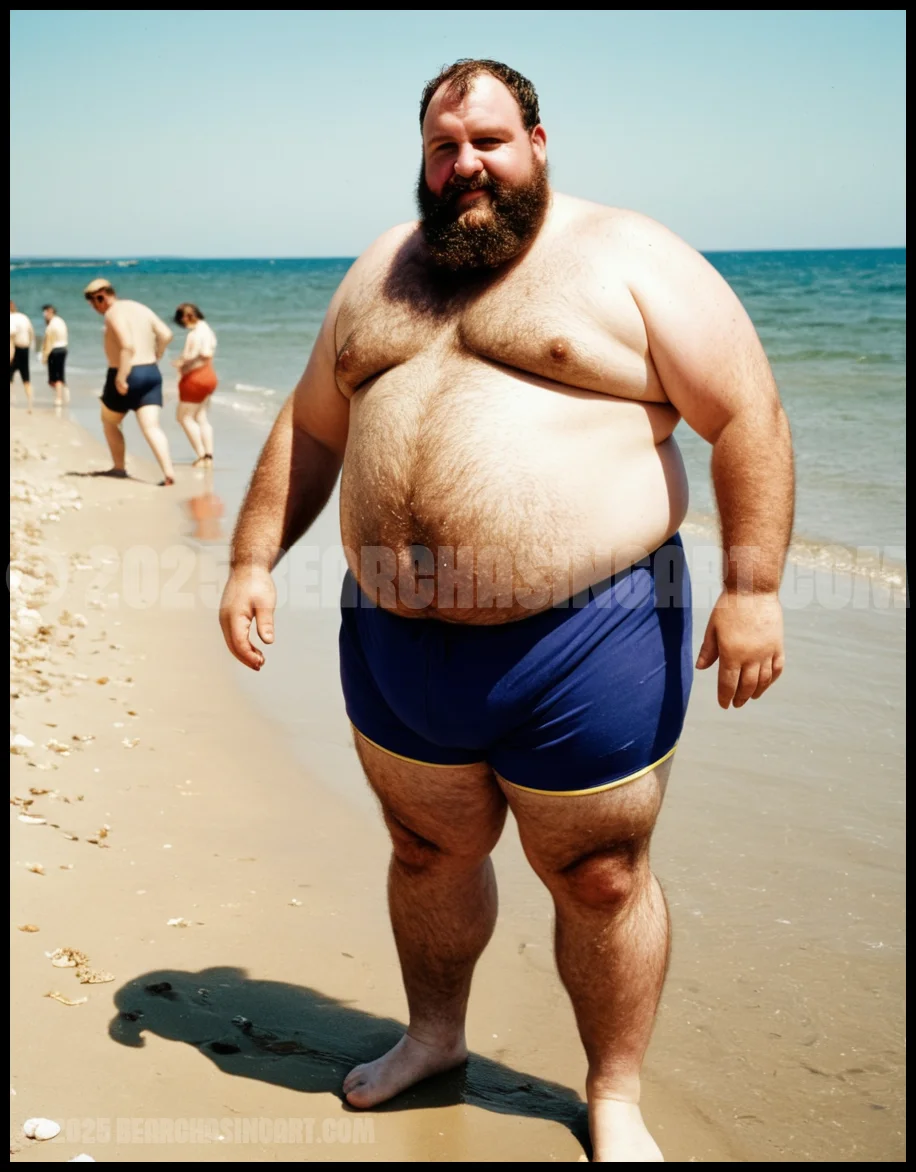 Classic Dad Bears on the Beach 2