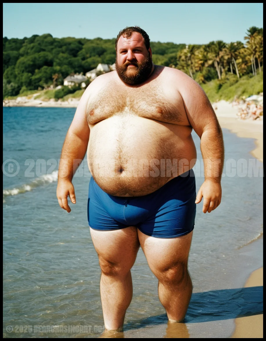 Classic Dad Bears on the Beach 4