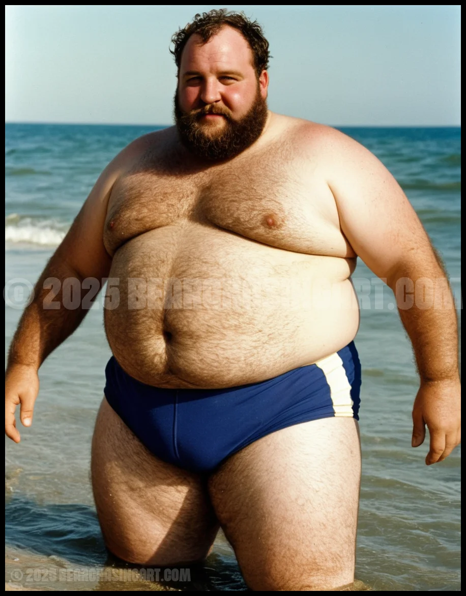 Classic Dad Bears on the Beach 5