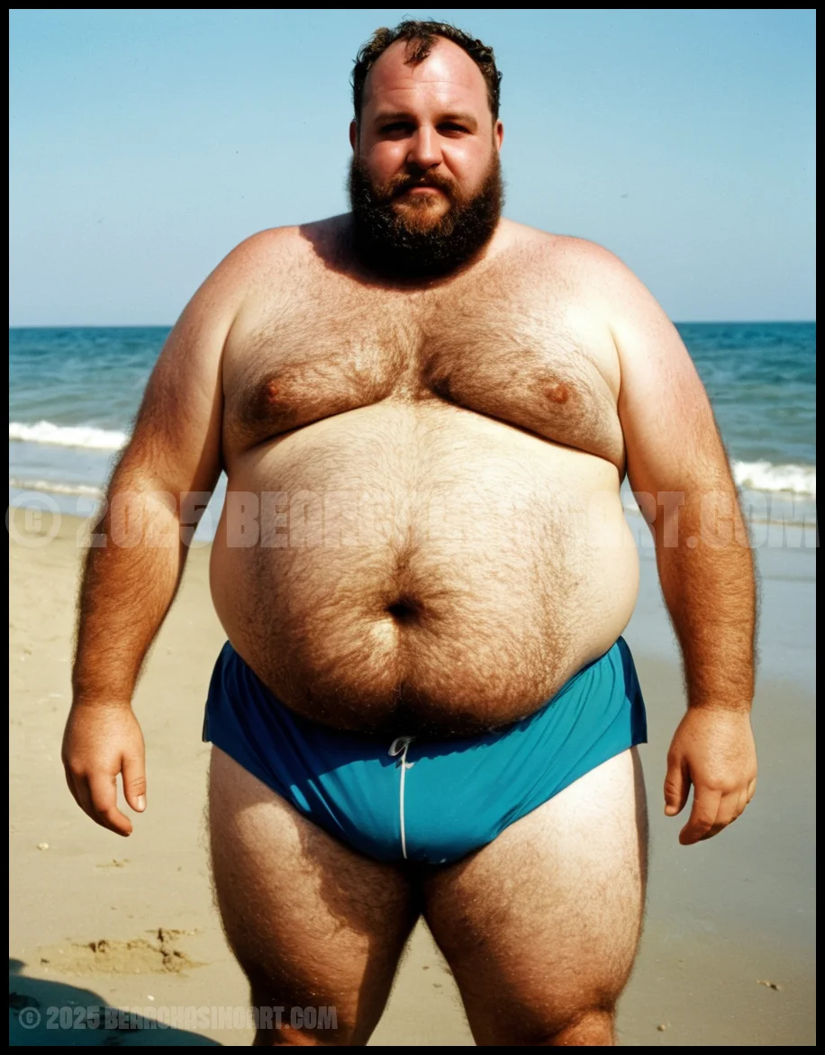 Classic Dad Bears on the Beach 6