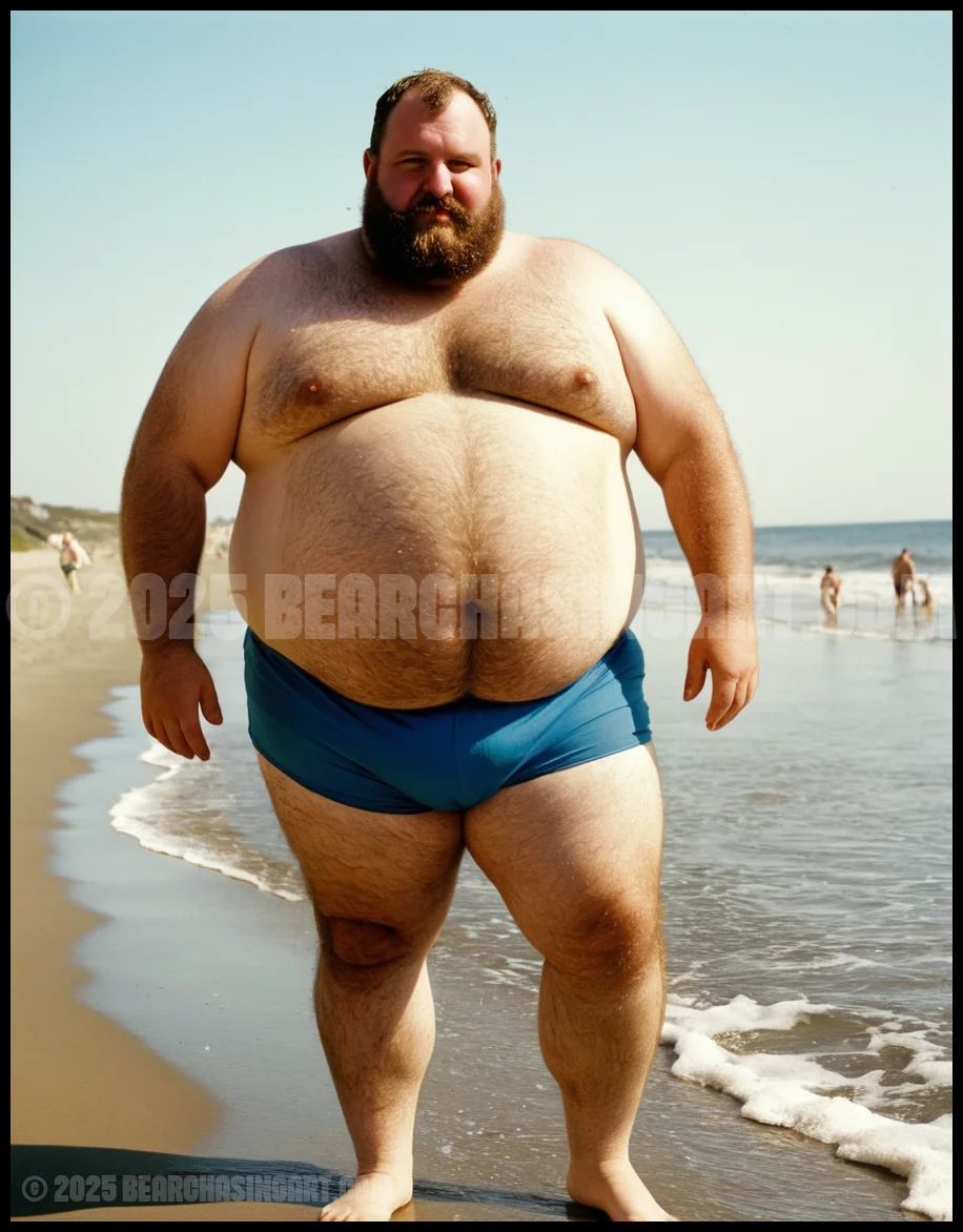 Classic Dad Bears on the Beach 7