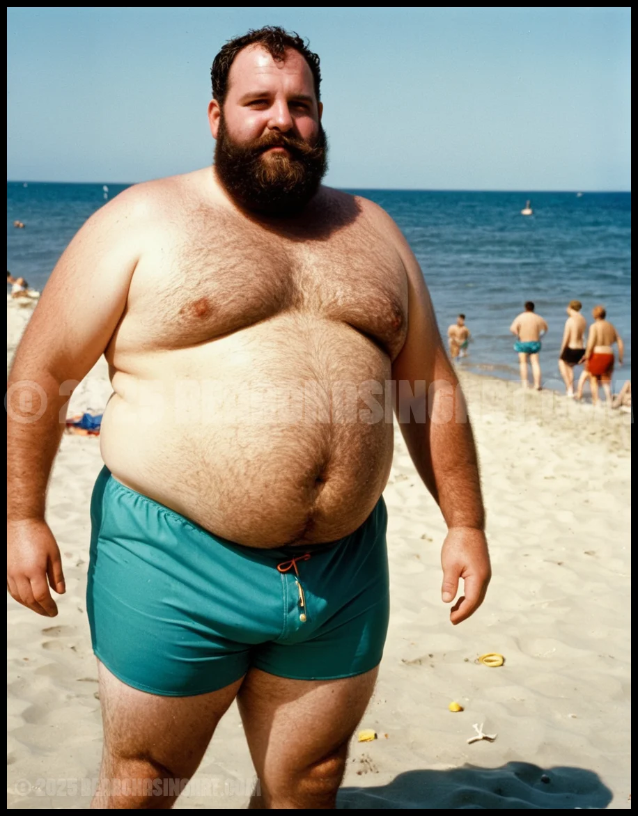 Classic Dad Bears on the Beach 9