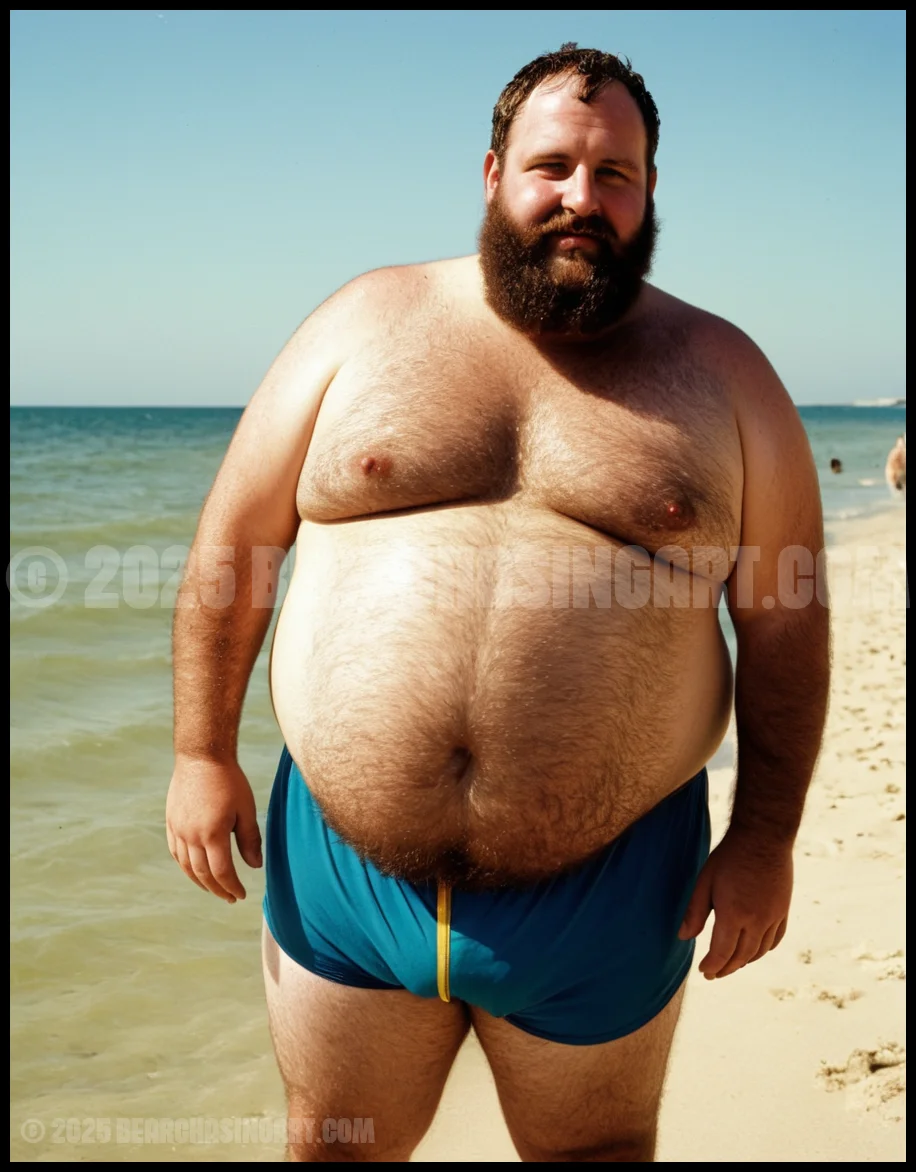 Classic Dad Bears on the Beach 10