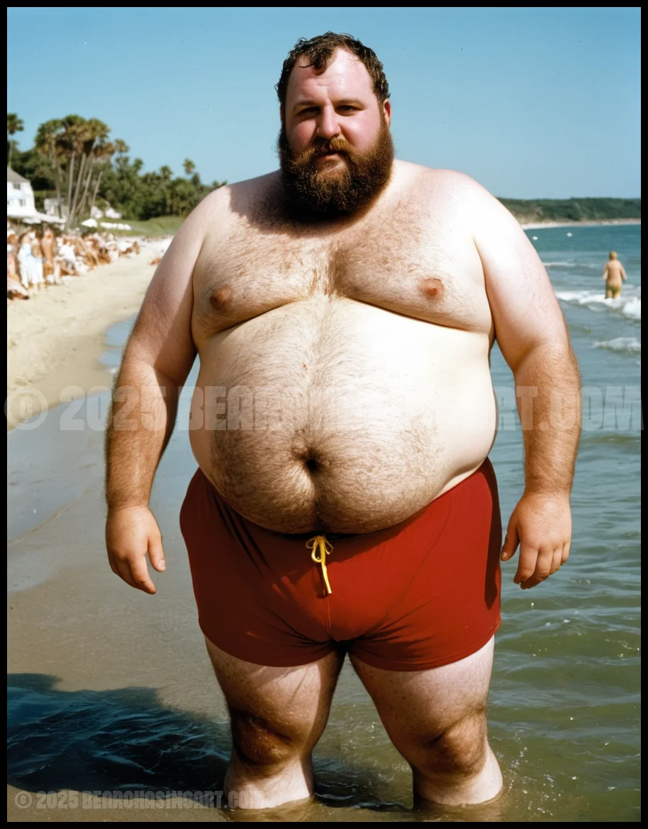 Classic Dad Bears on the Beach 11