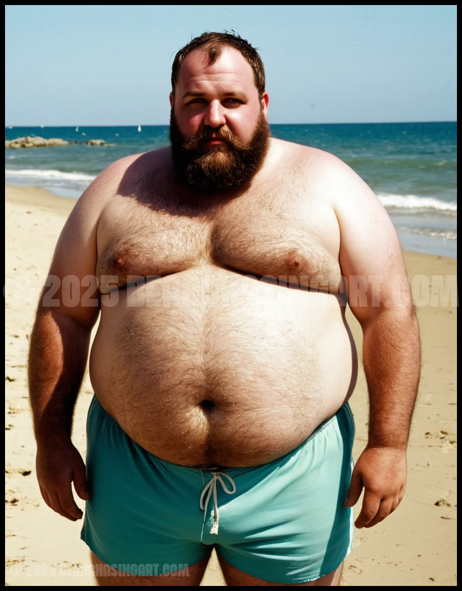 Classic Dad Bears on the Beach 13