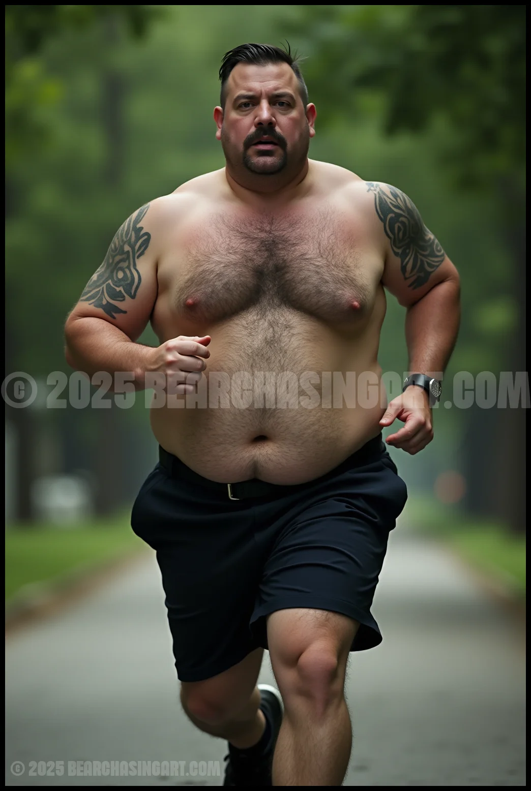 Just Cops Running in the Park 1