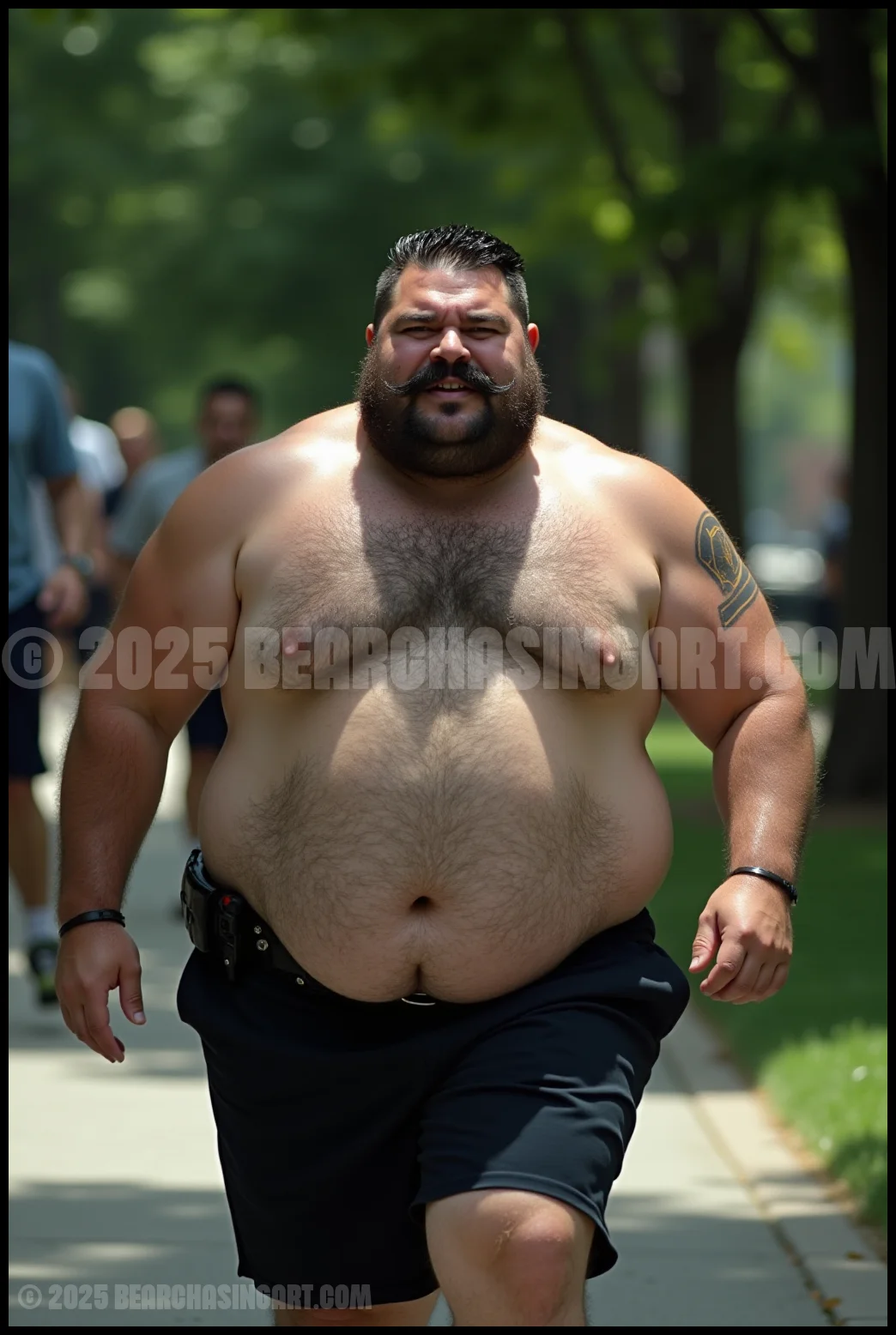 Just Cops Running in the Park 3