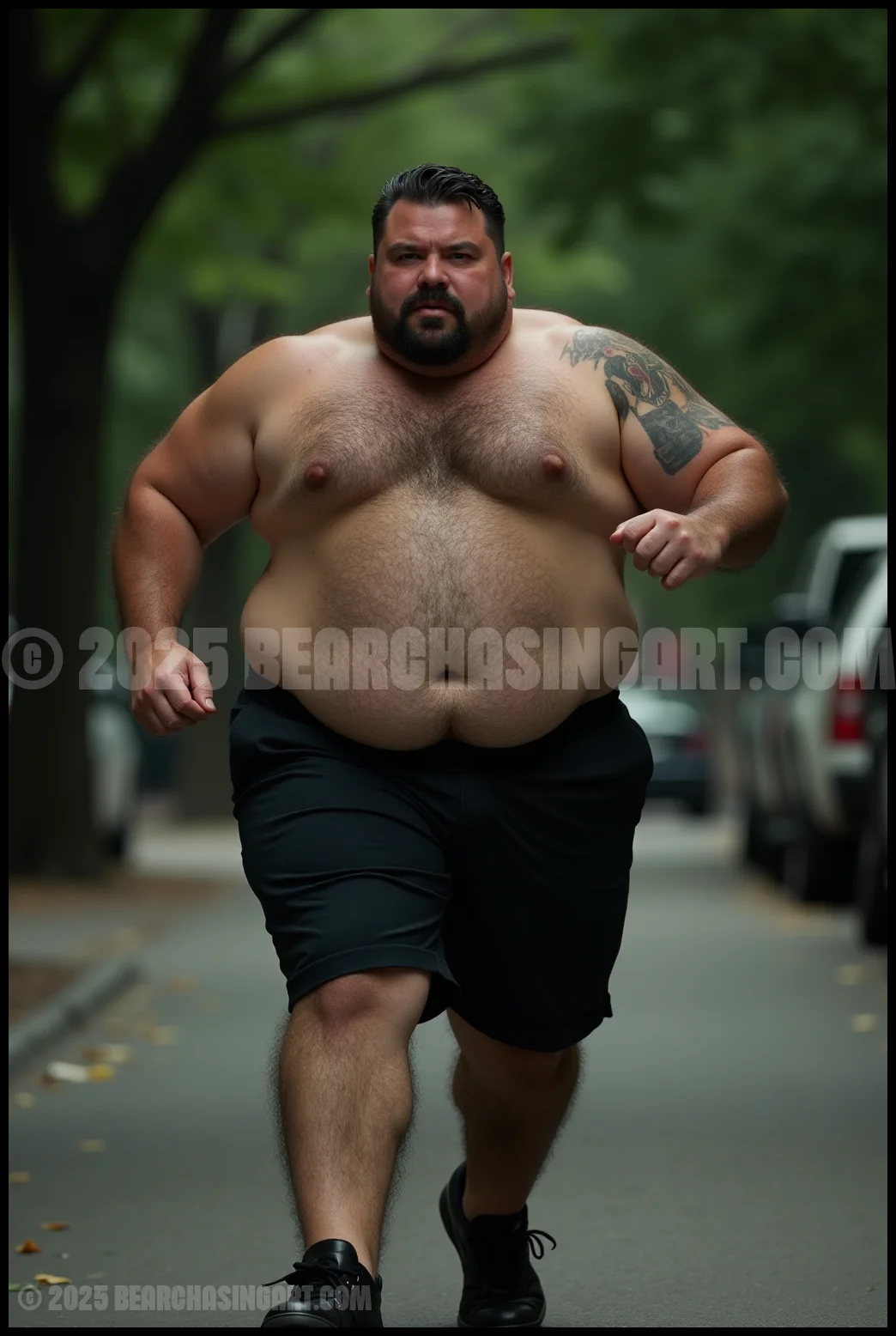 Just Cops Running in the Park 5