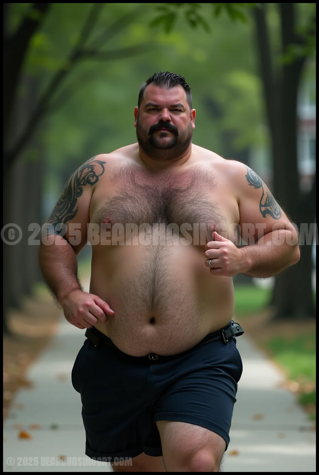 Just Cops Running in the Park 7