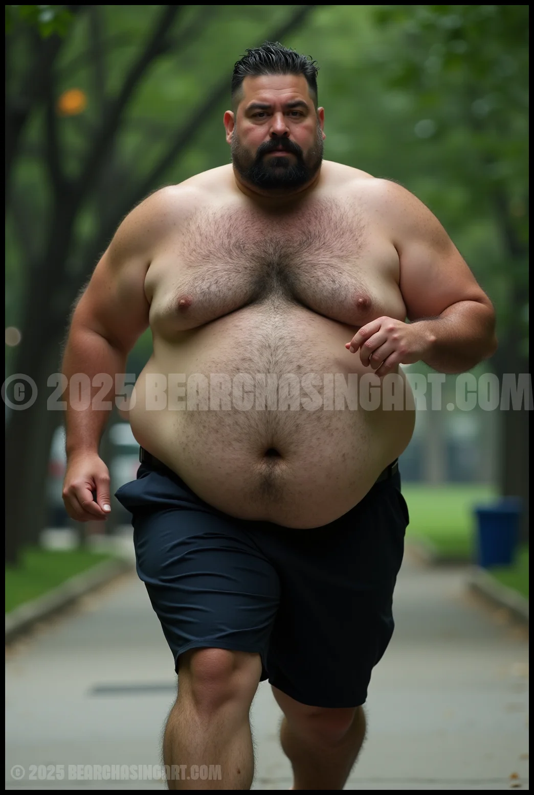 Just Cops Running in the Park 9