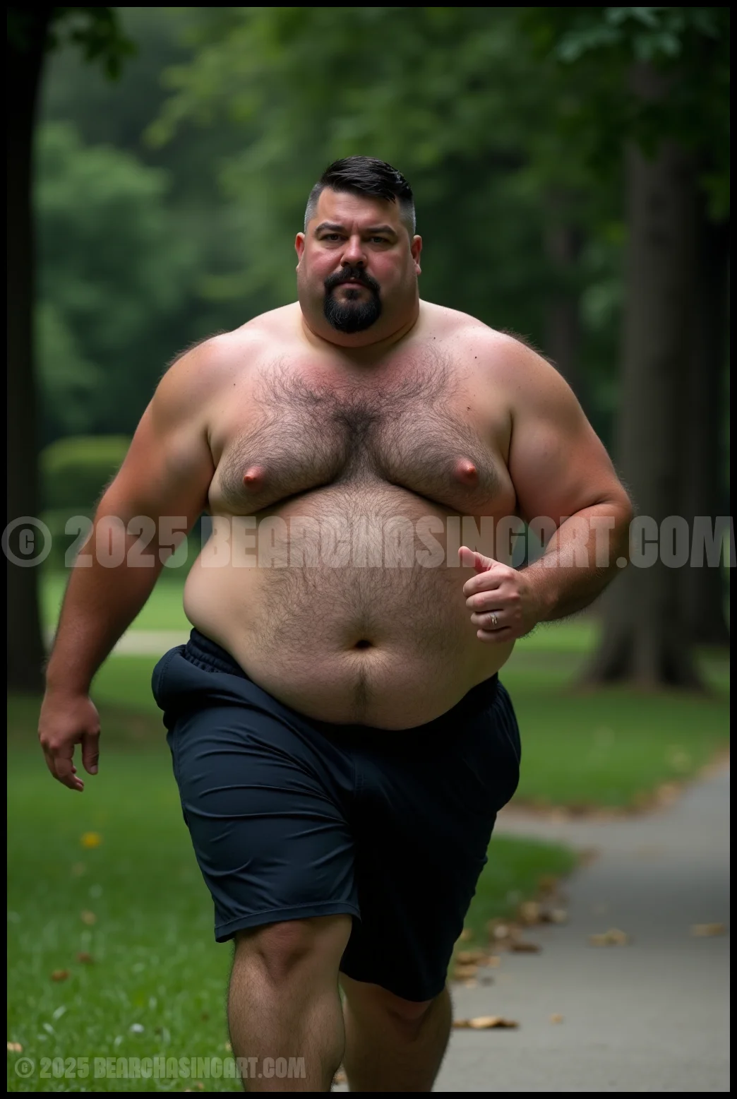 Just Cops Running in the Park 13