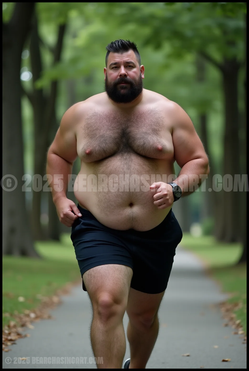 Just Cops Running in the Park 14