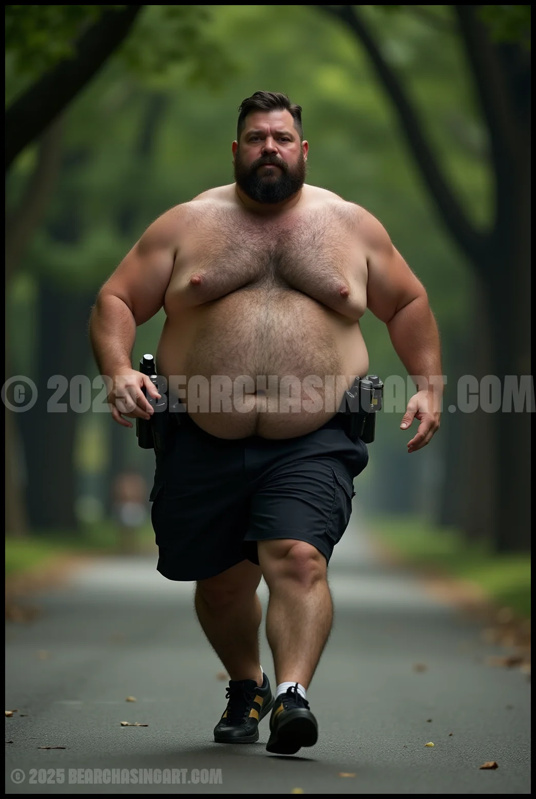 Just Cops Running in the Park 15