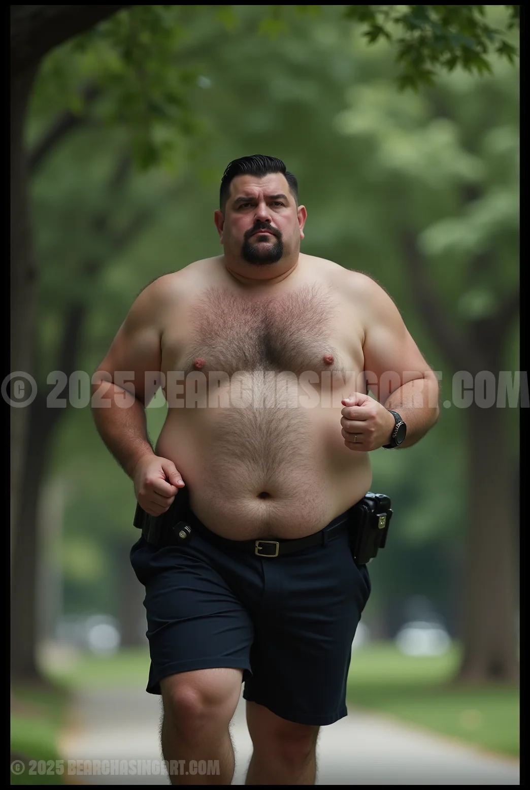 Just Cops Running in the Park 18