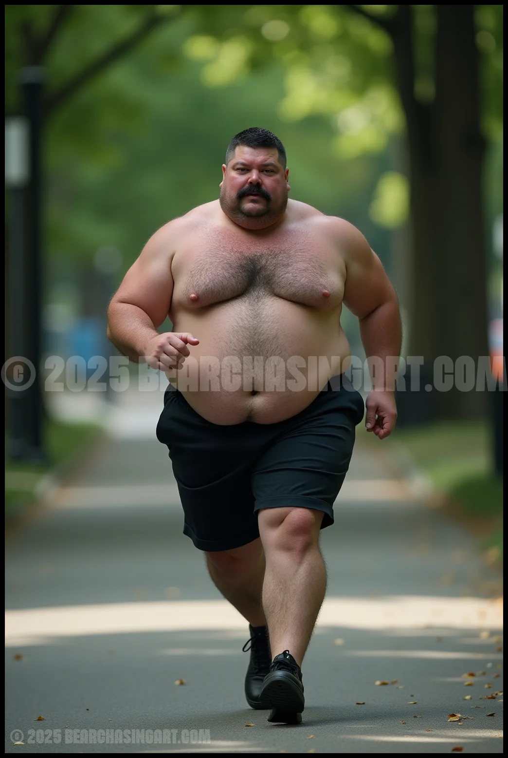 Just Cops Running in the Park 19