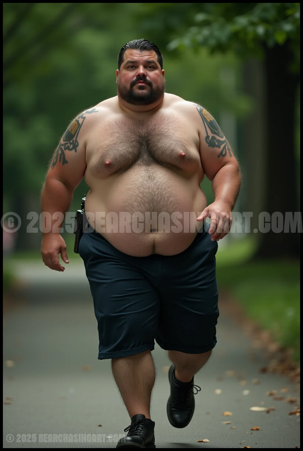 Just Cops Running in the Park 20