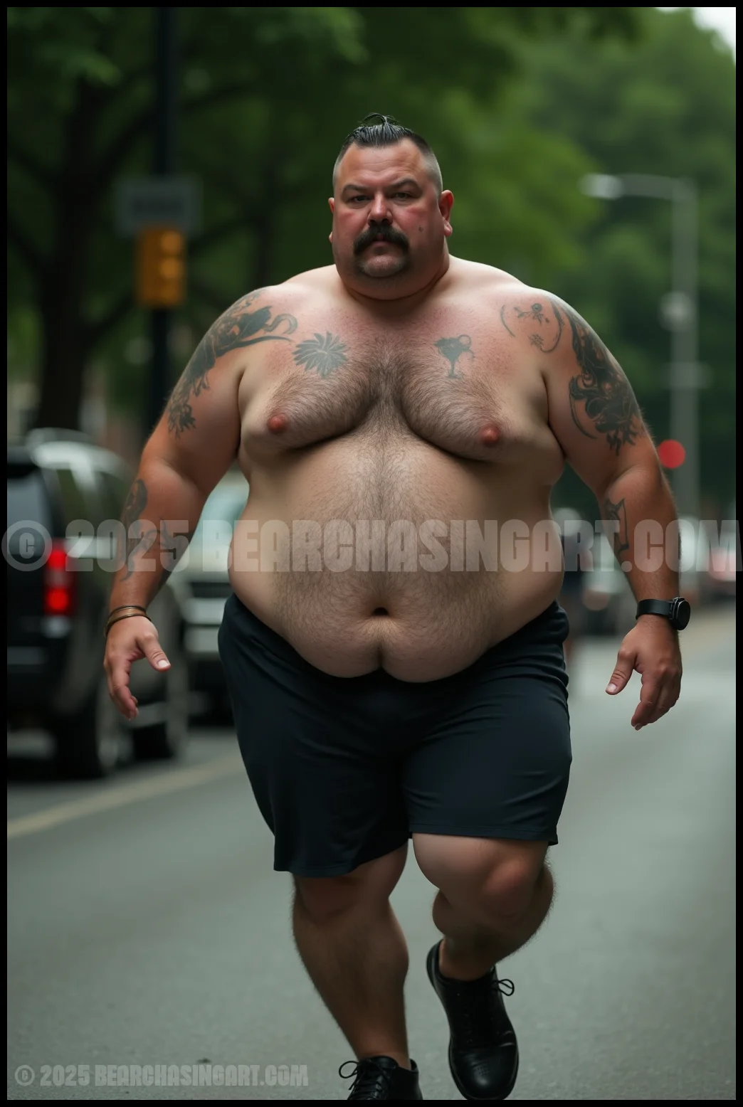 Just Cops Running in the Park 21