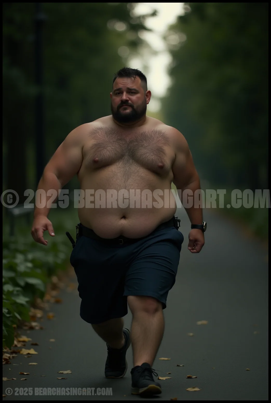 Just Cops Running in the Park 23