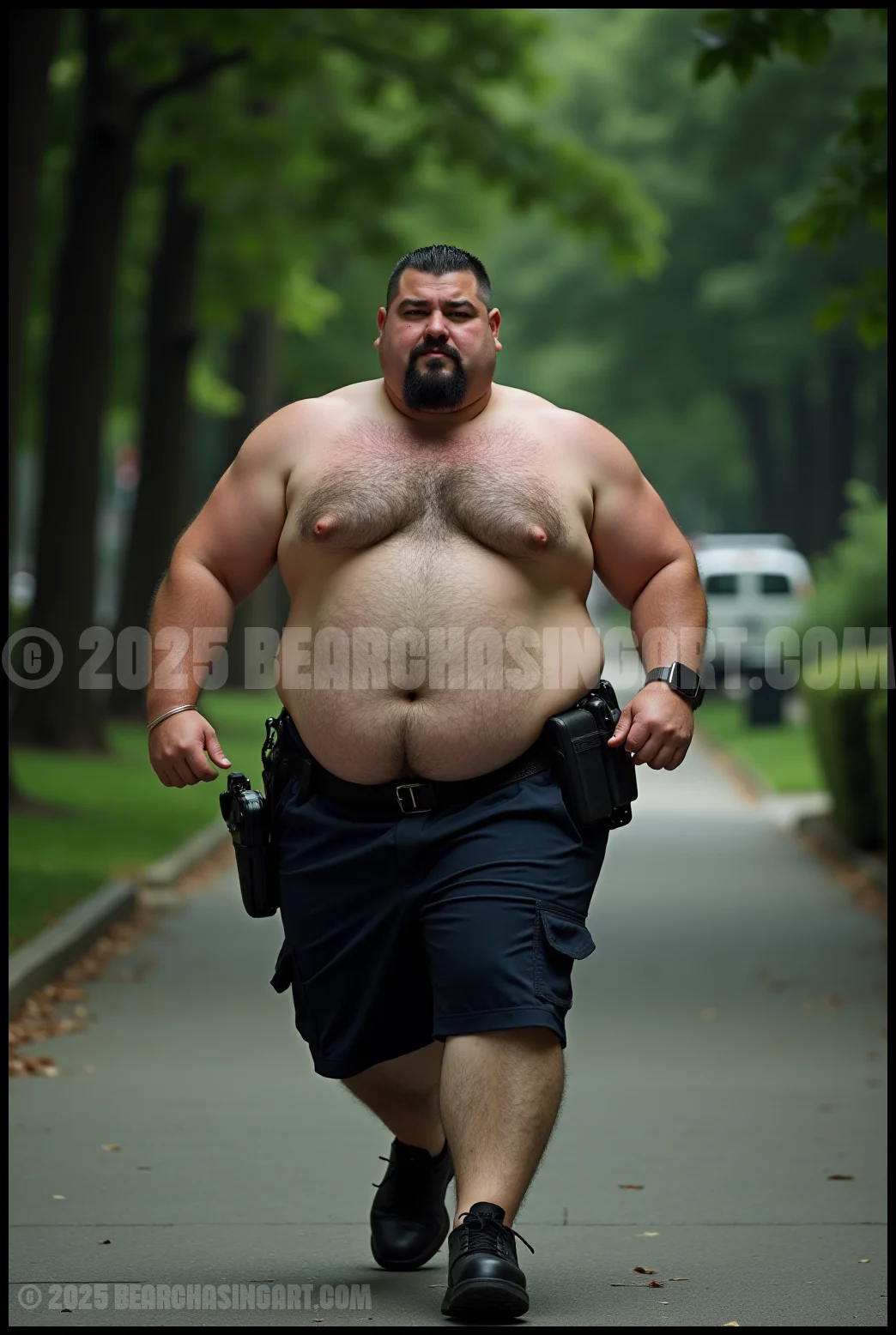 Just Cops Running in the Park 24